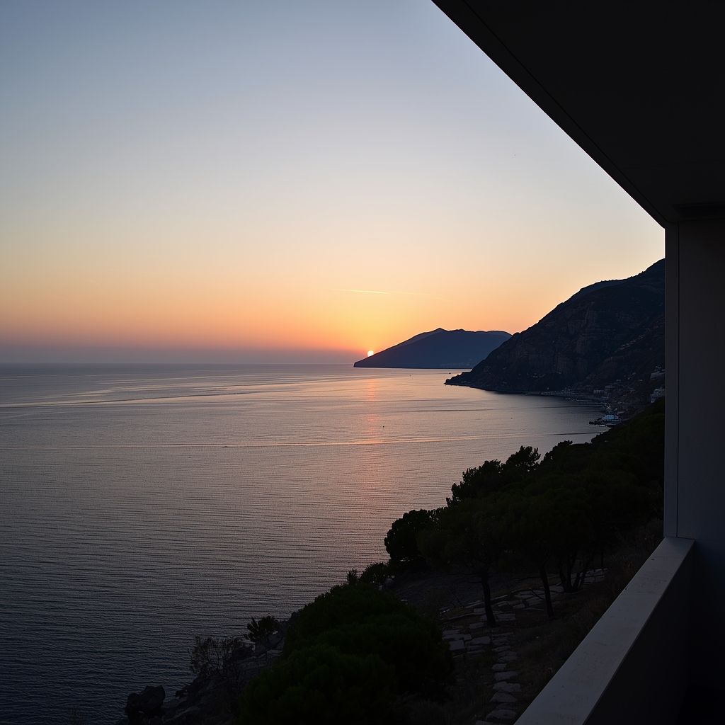 lucid-origin-4-text-montenegro-coast-sunset-luxury-apartment-balcony-premium-real-estate-mini-0